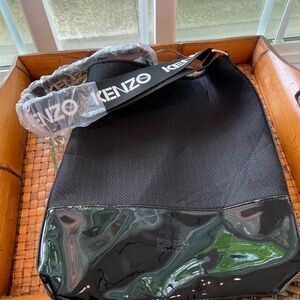 KENZO PARIS Black Shoulder Bag With Long Strap NWOT - Price Drop